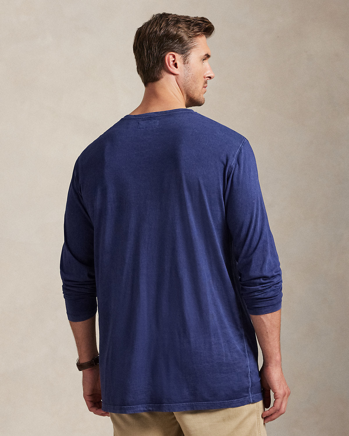Slub Jersey Henley Shirt
