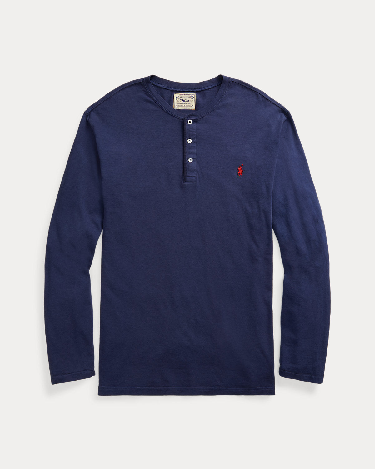 Slub Jersey Henley Shirt