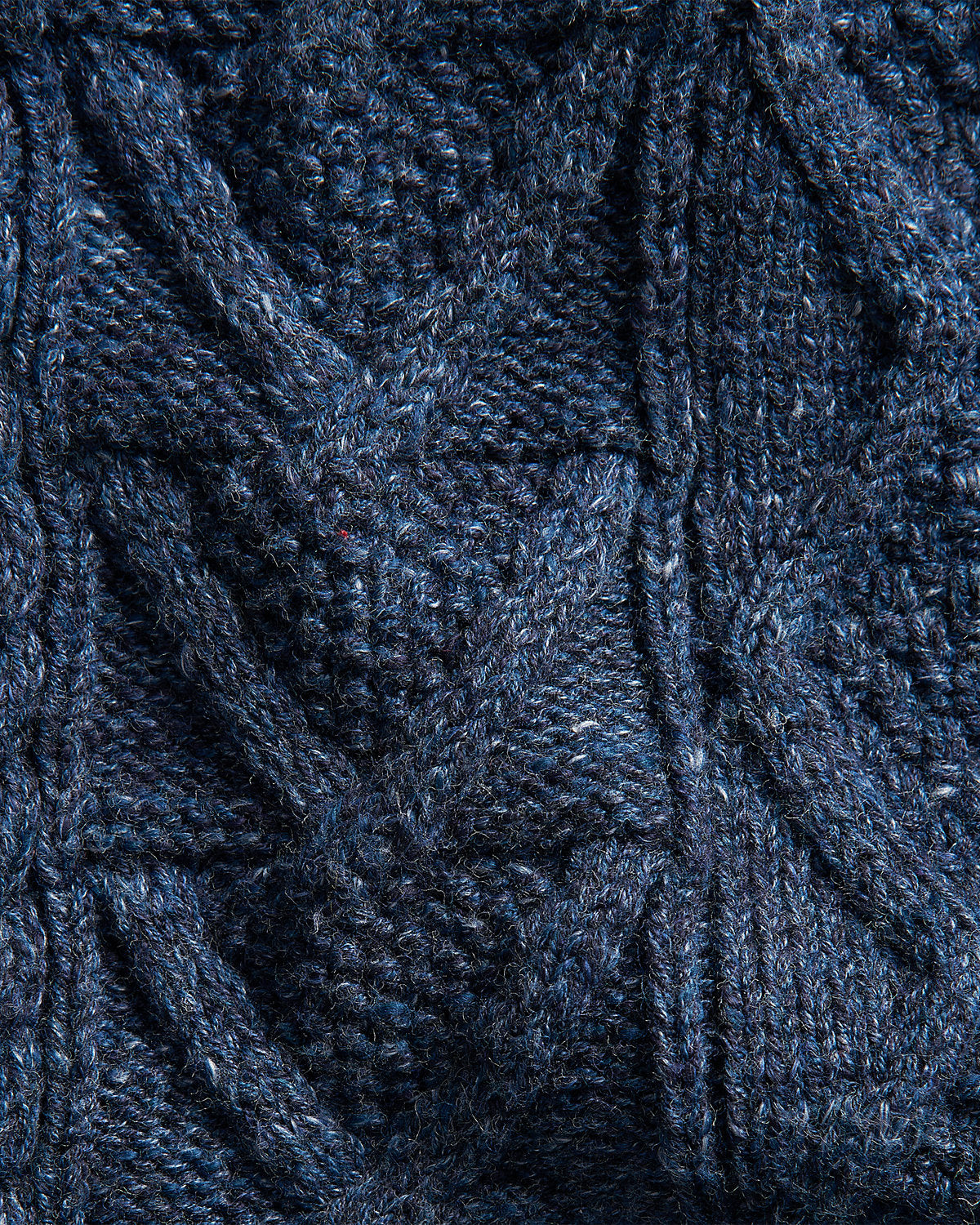Aran-Knit Cotton Cardigan