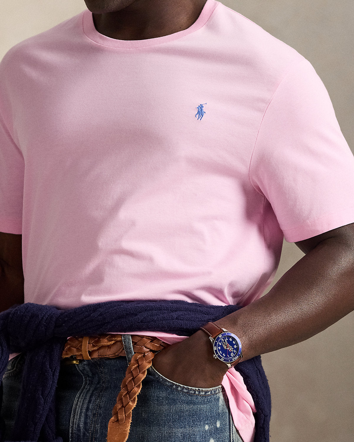 Jersey Crewneck T-Shirt