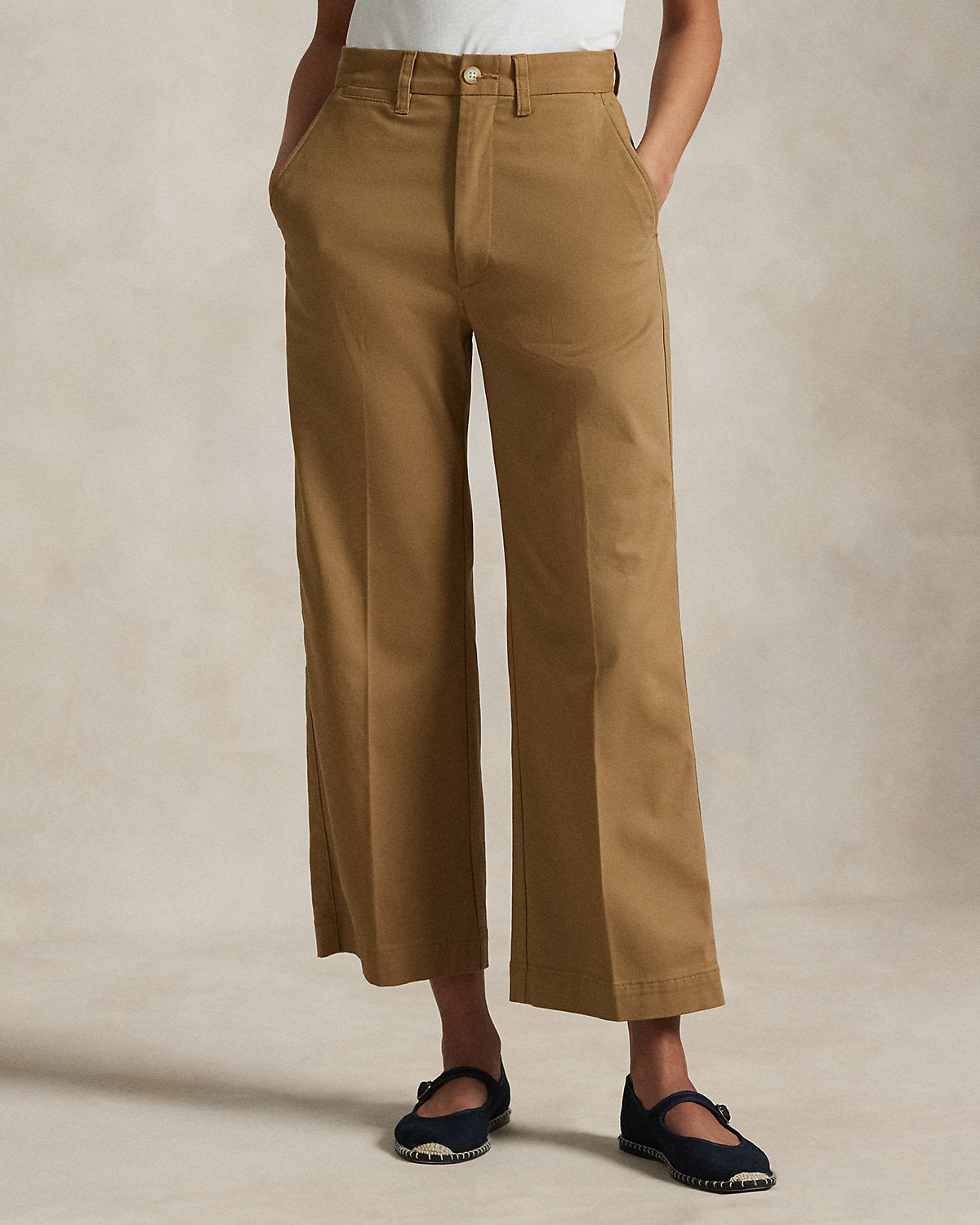 Chino Wide-Leg Pant