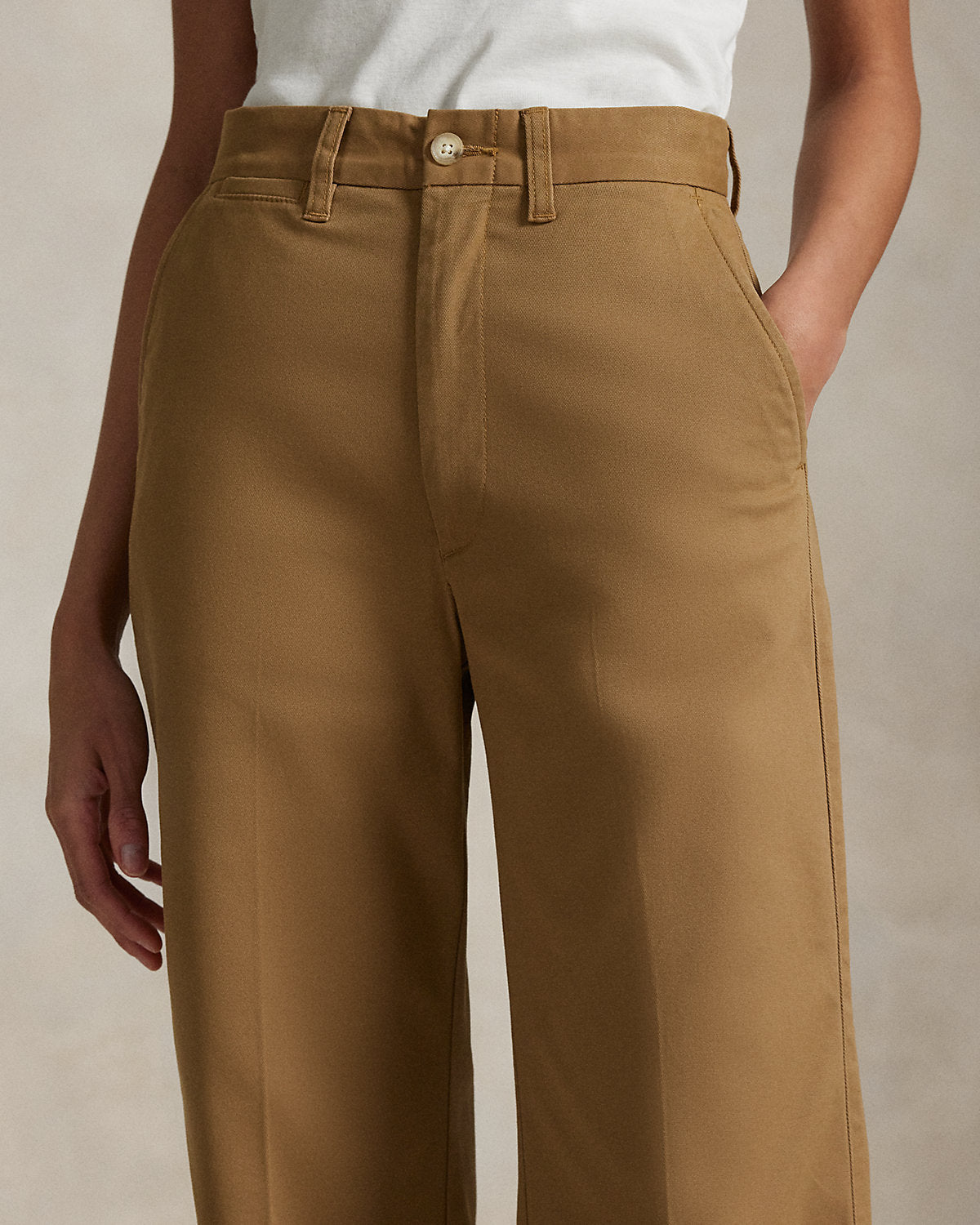 Chino Wide-Leg Pant
