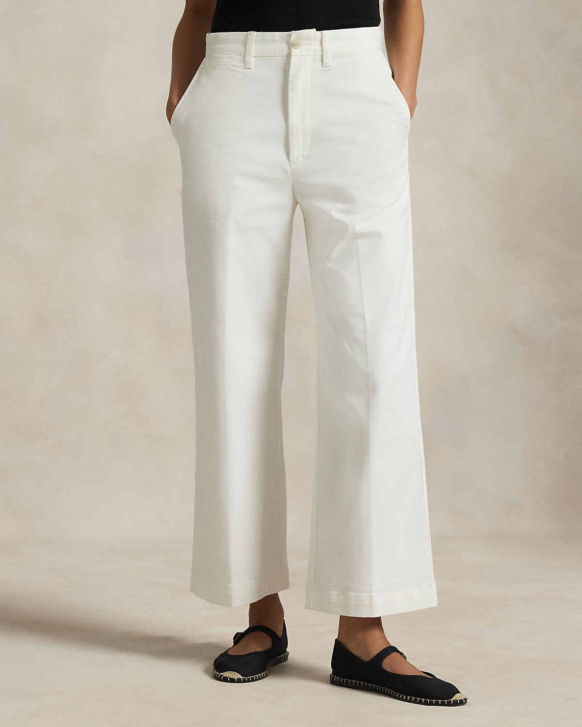 Chino Wide-Leg Pant