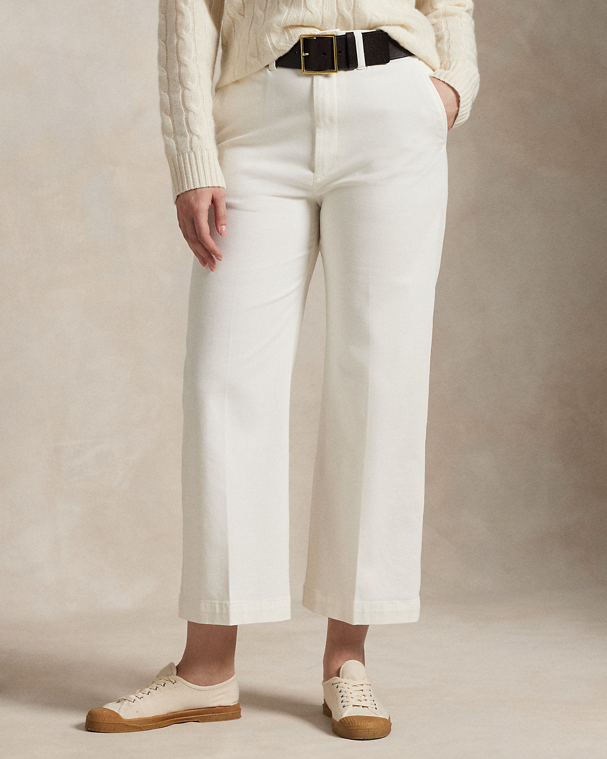 Chino Wide-Leg Pant