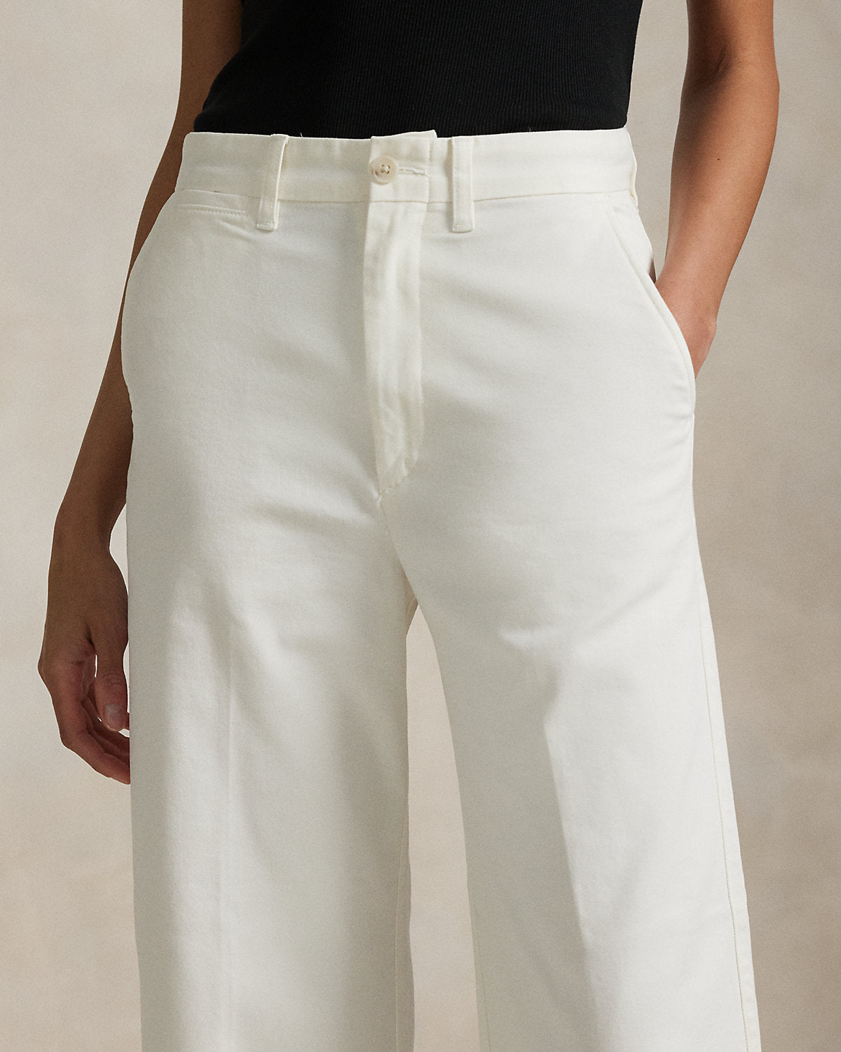 Chino Wide-Leg Pant