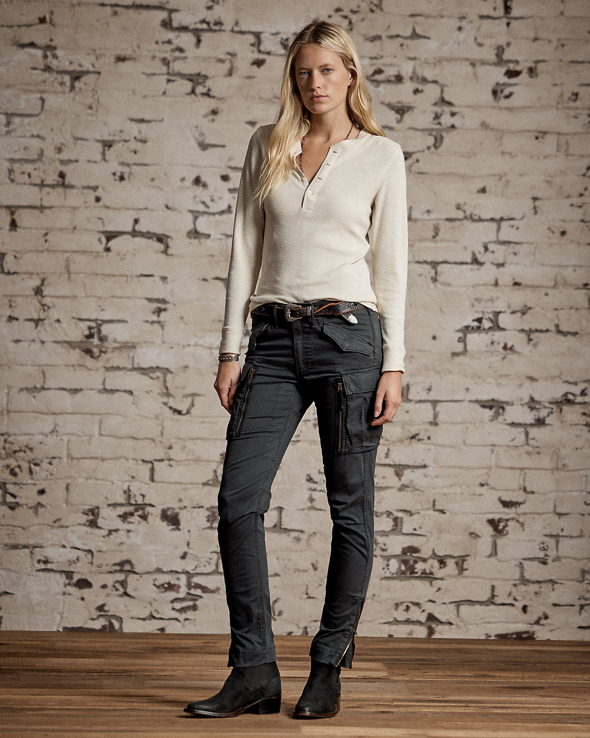 Stretch Skinny Cargo Pant