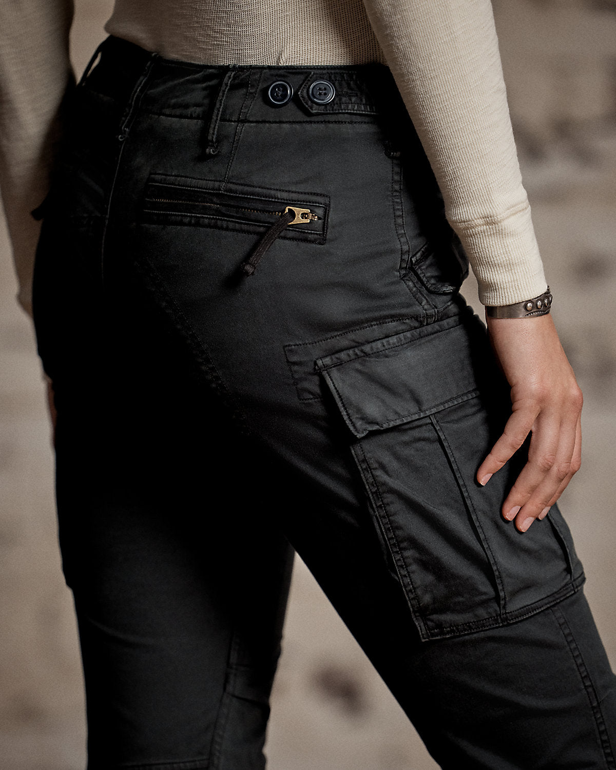 Stretch Skinny Cargo Pant