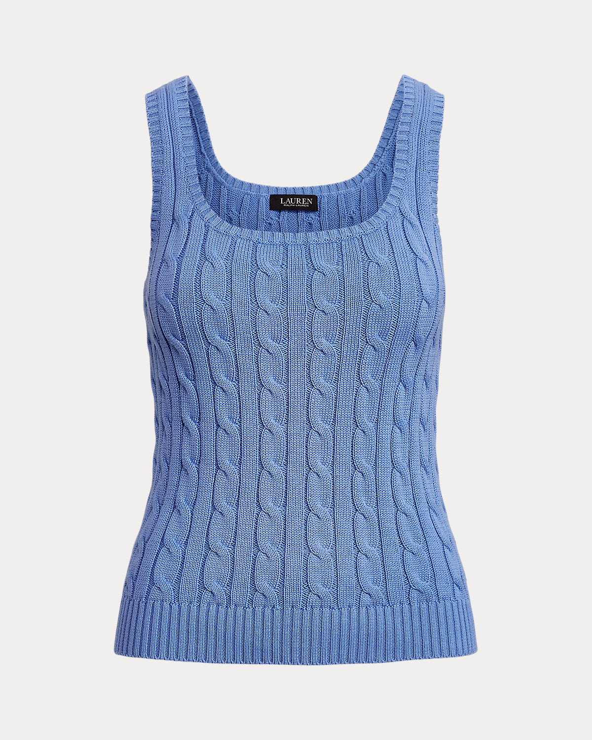 Cable-Knit Sleeveless Sweater
