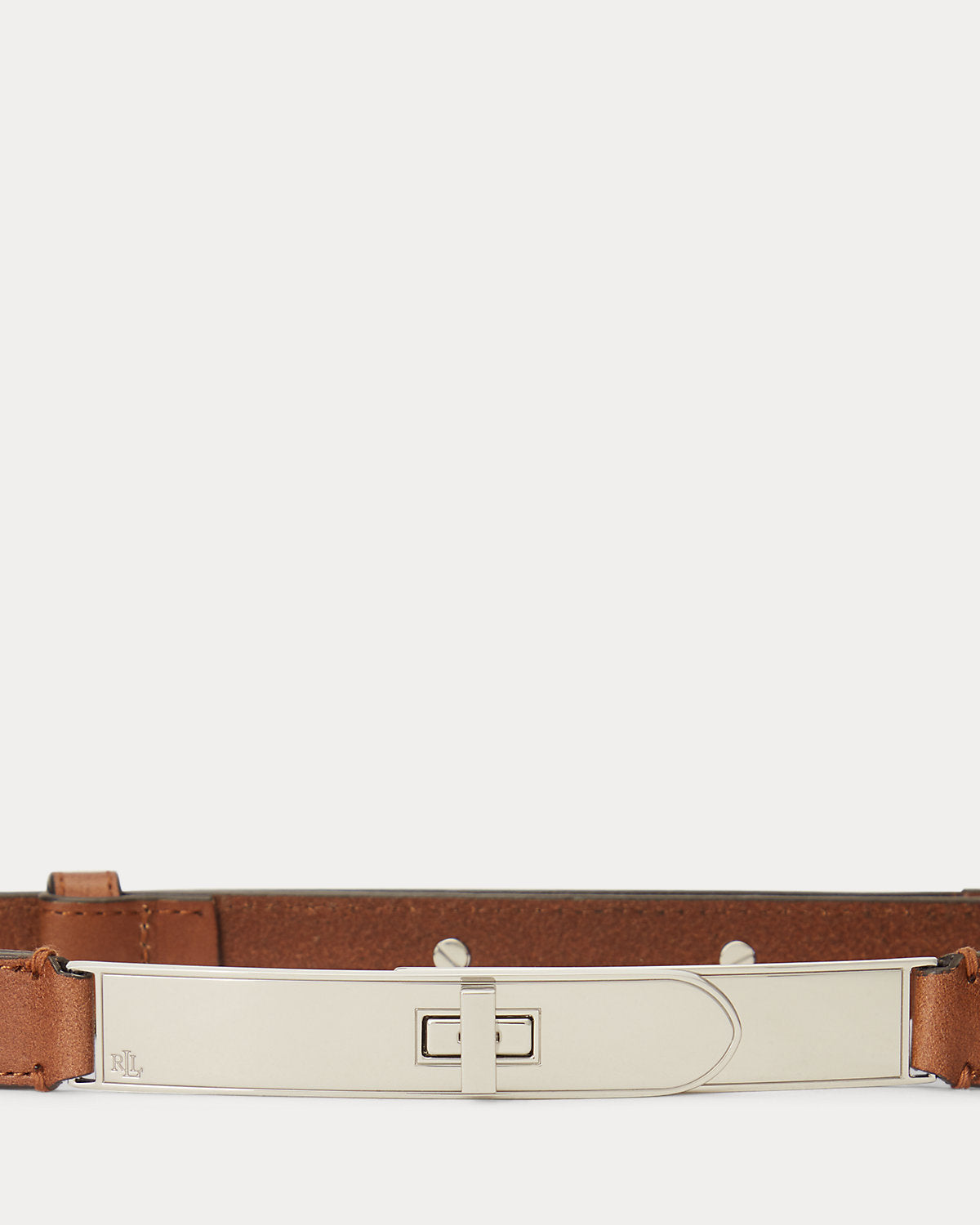 Turn-Lock Leather Belt