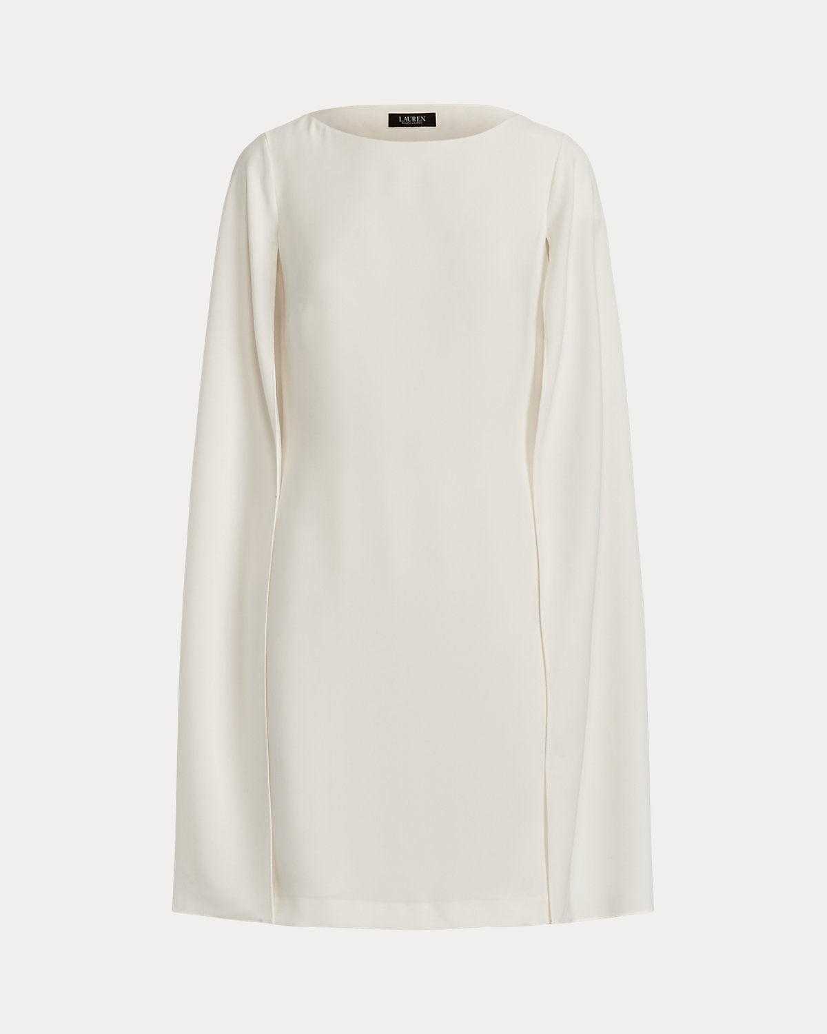 Cape Georgette Cocktail Dress