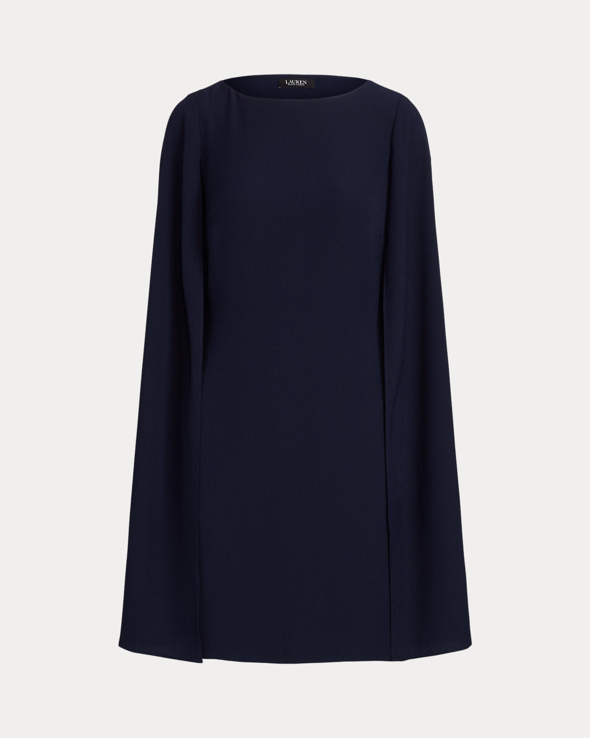 Cape Georgette Cocktail Dress