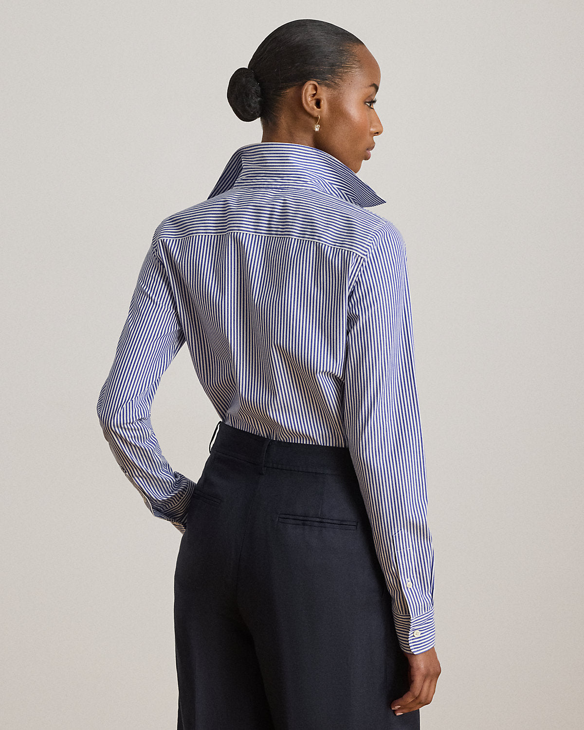 Classic Fit Striped Cotton Shirt