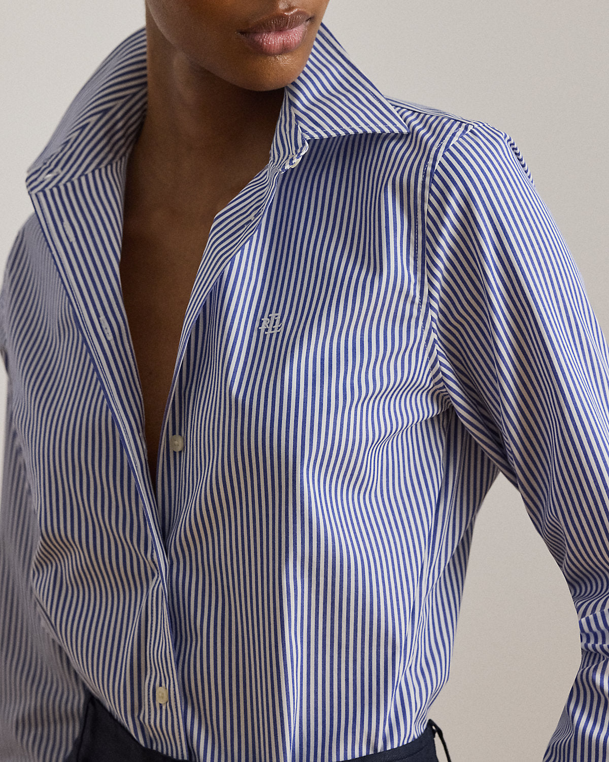 Classic Fit Striped Cotton Shirt