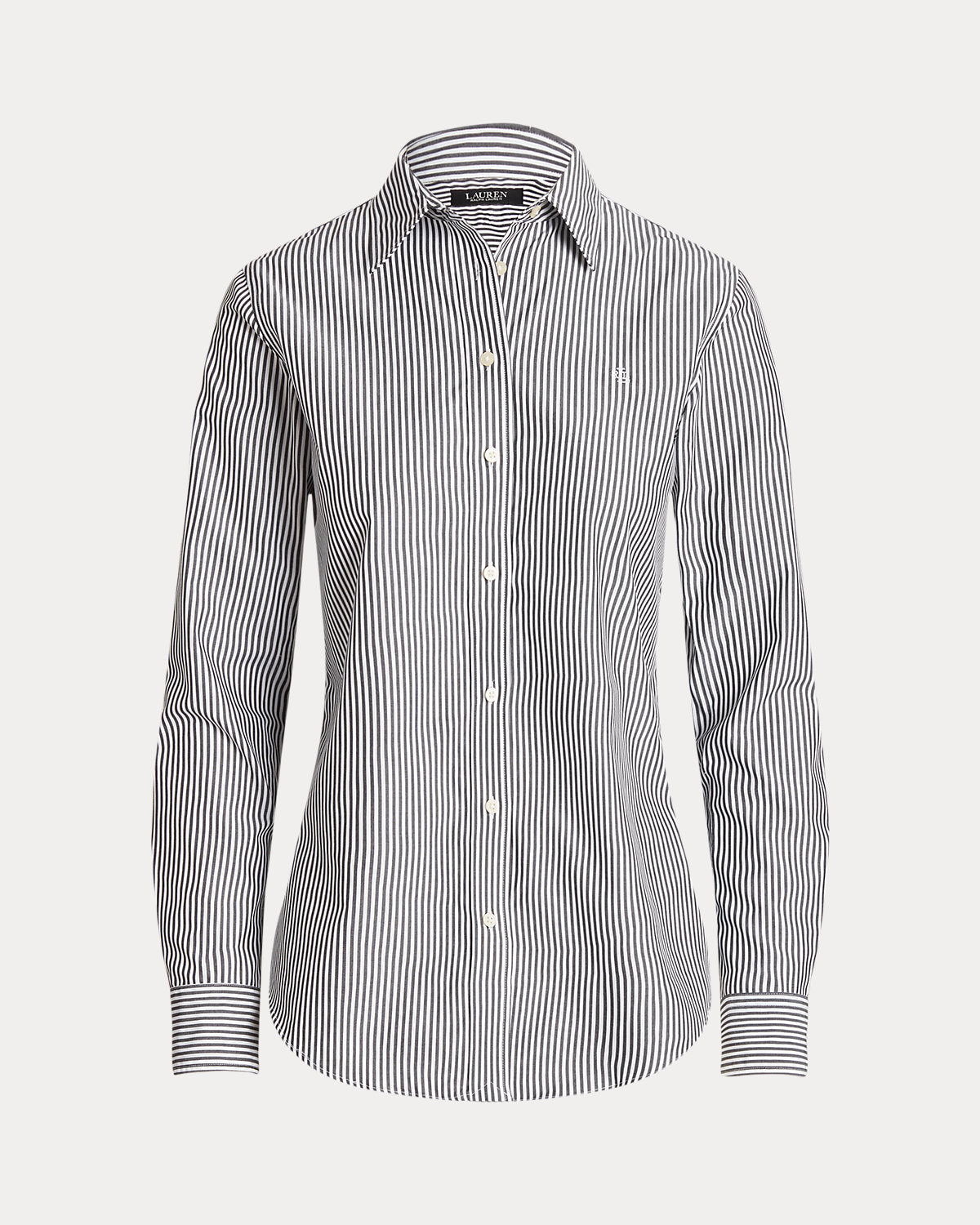 Classic Fit Striped Cotton Shirt