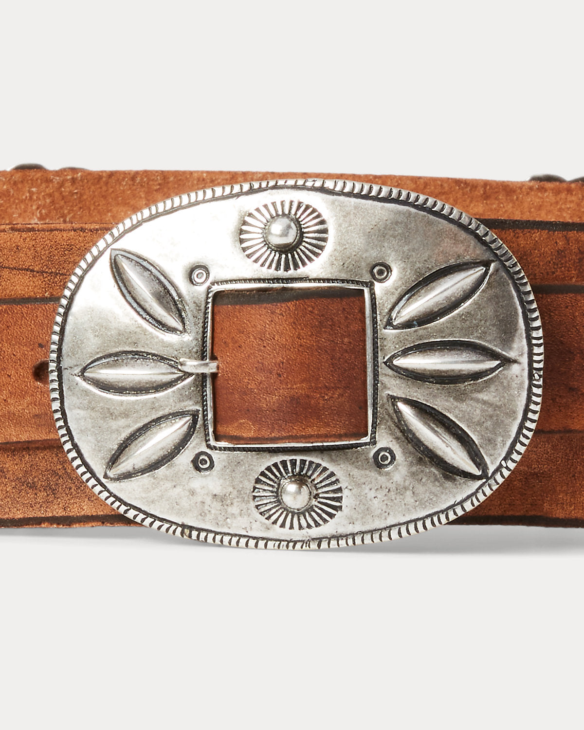 Women's Leather Cast Concho Belt