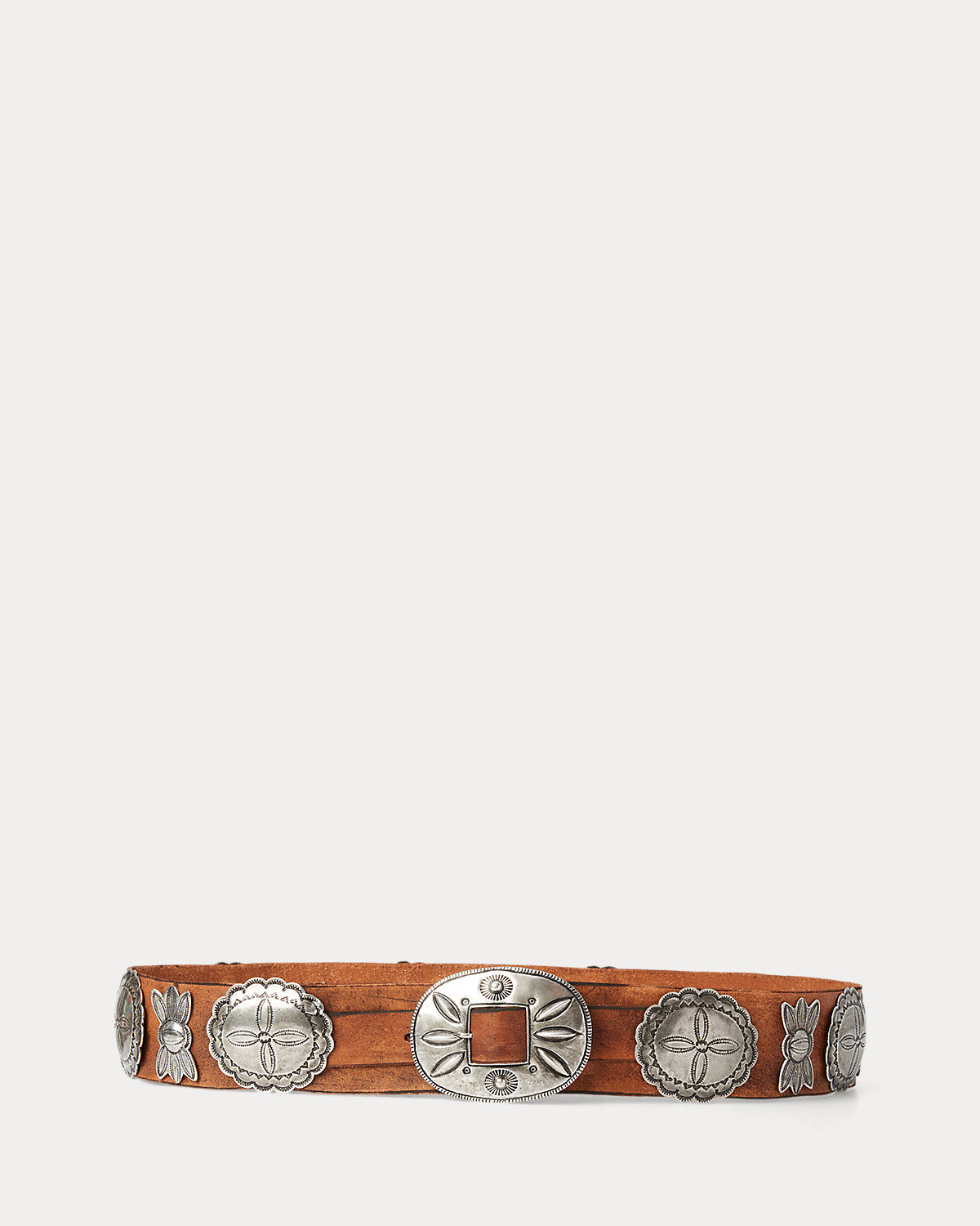 Women's Leather Cast Concho Belt