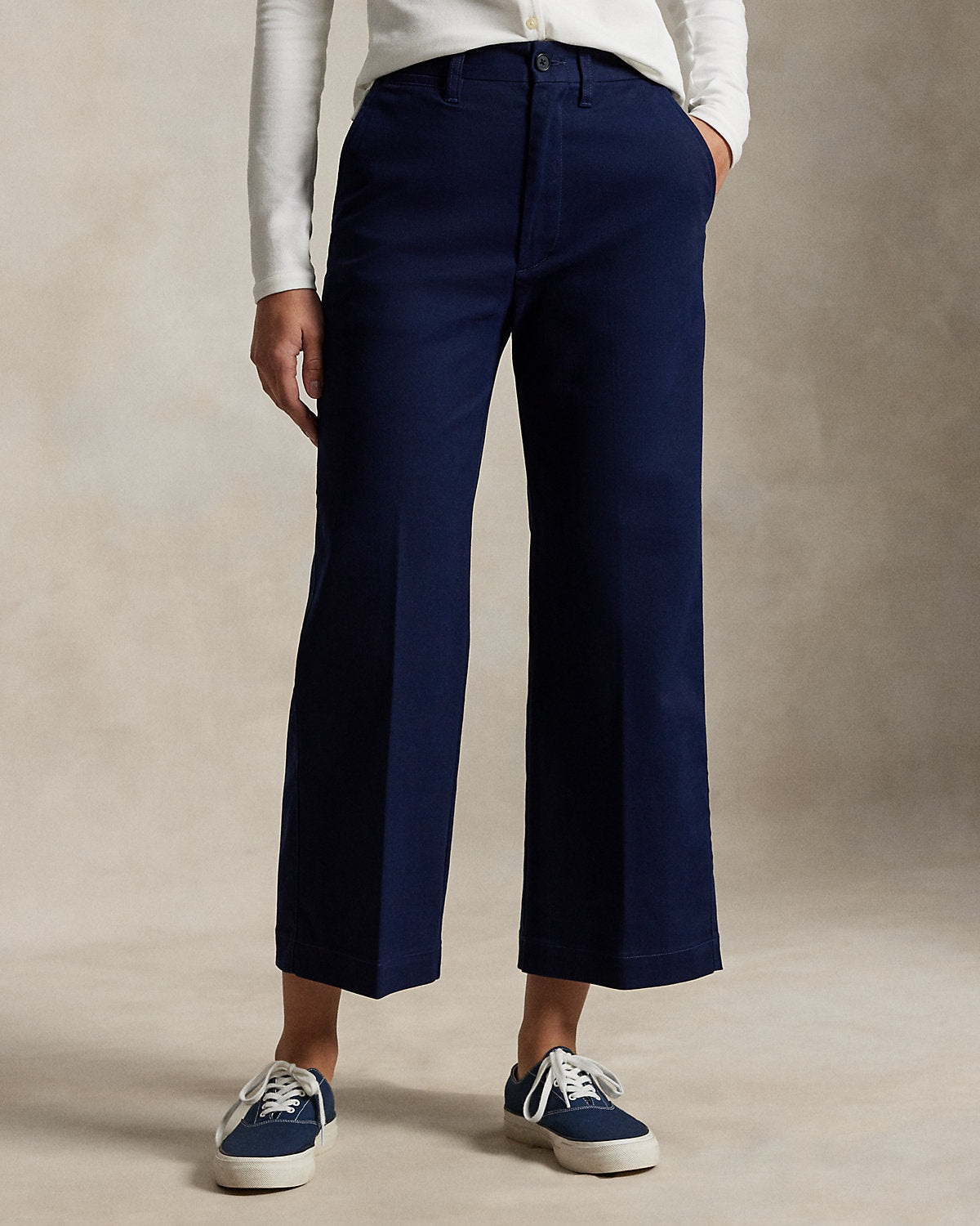 Chino Wide-Leg Pant