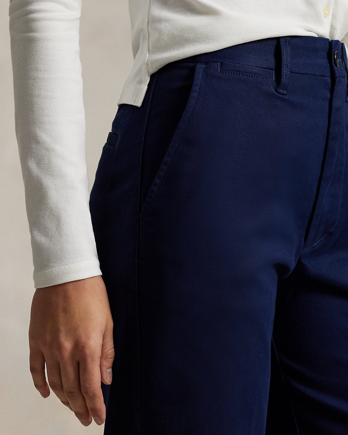 Chino Wide-Leg Pant