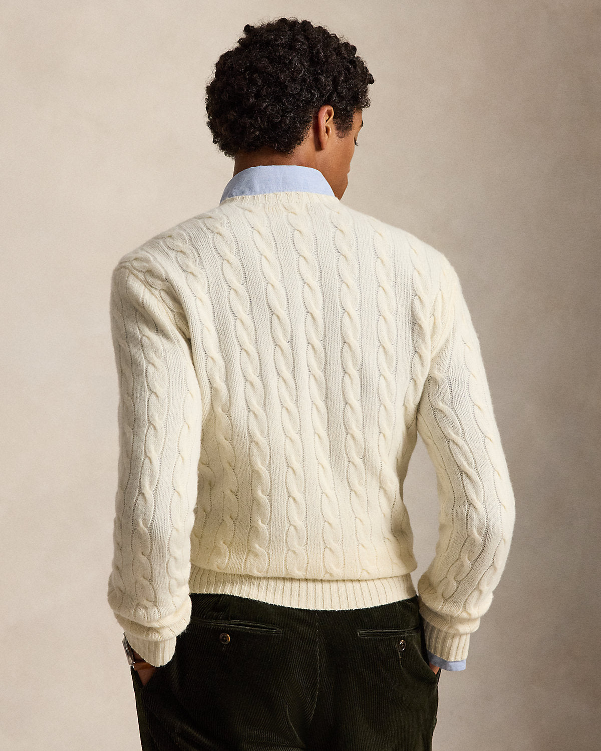 Cable-Knit Wool-Cashmere Sweater