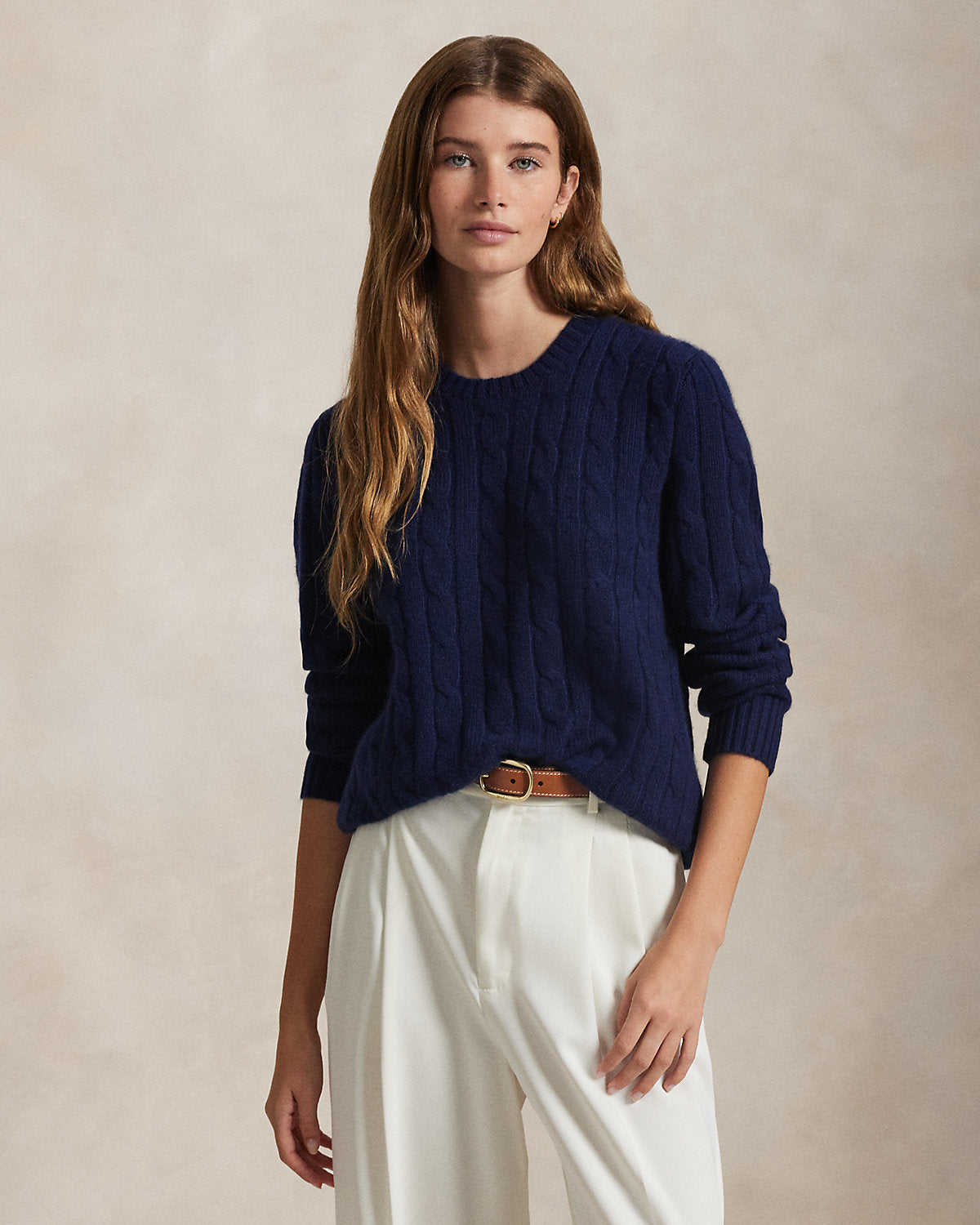 The Iconic Cable-Knit Cashmere Sweater
