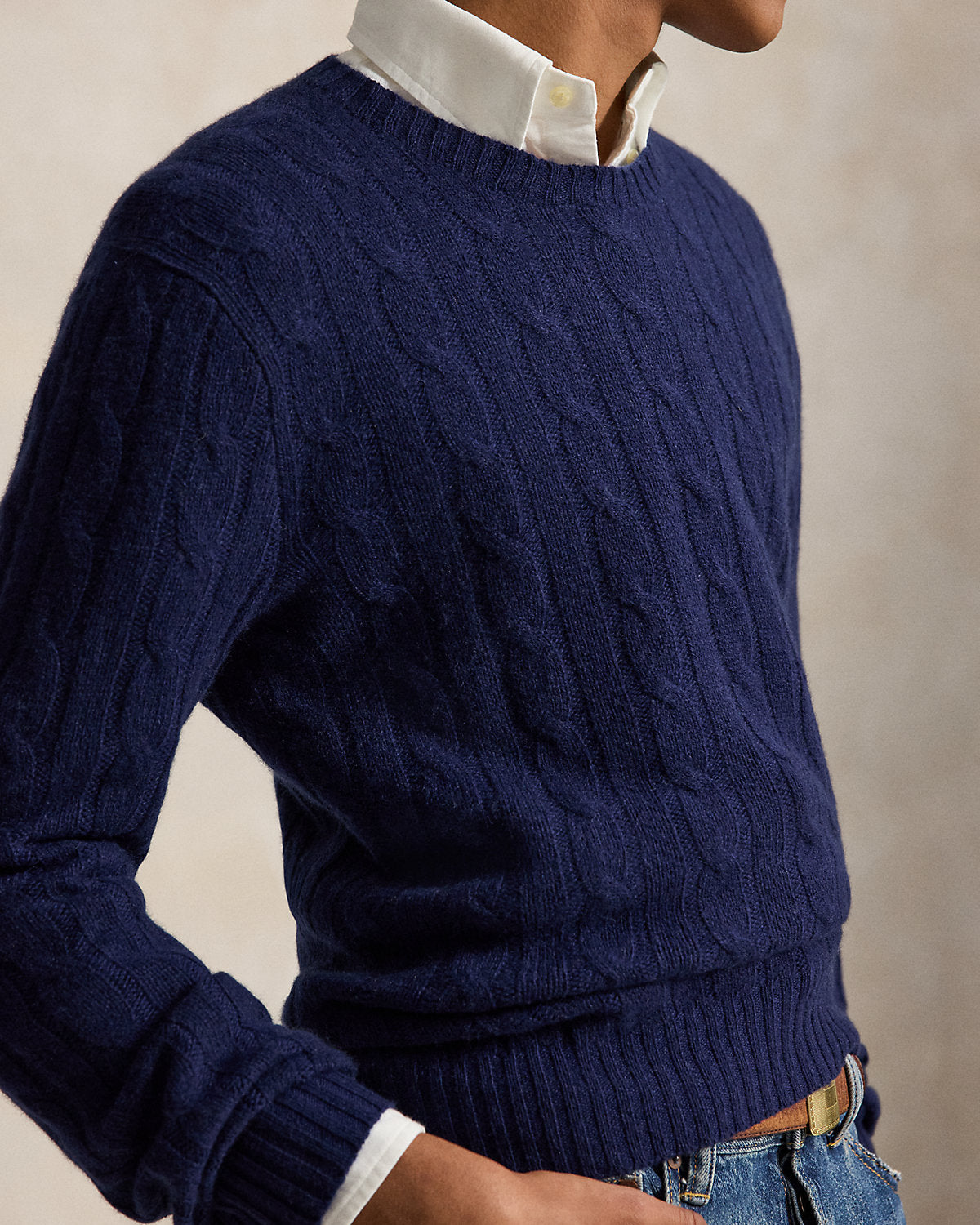 The Iconic Cable-Knit Cashmere Sweater