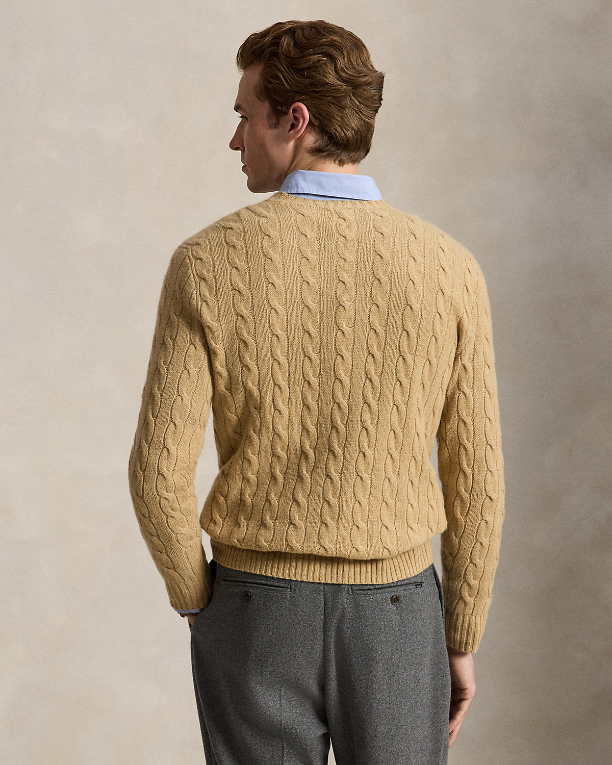 Cable-Knit Wool-Cashmere Sweater