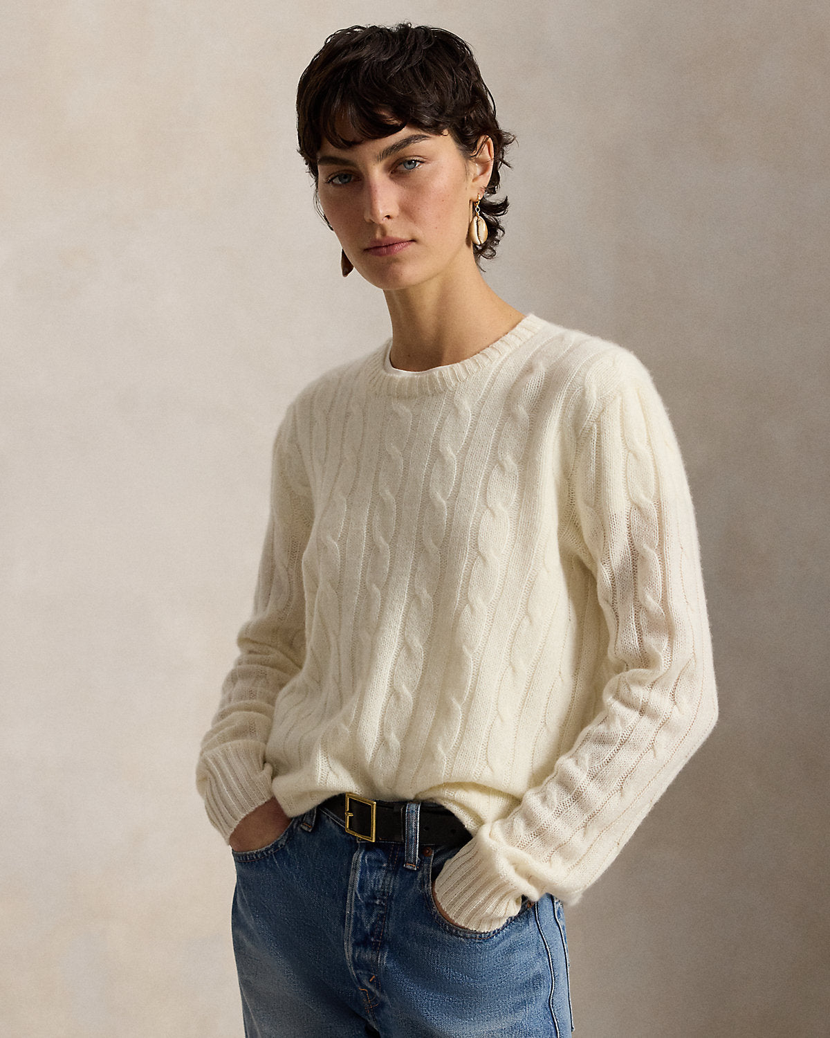 The Iconic Cable-Knit Cashmere Sweater
