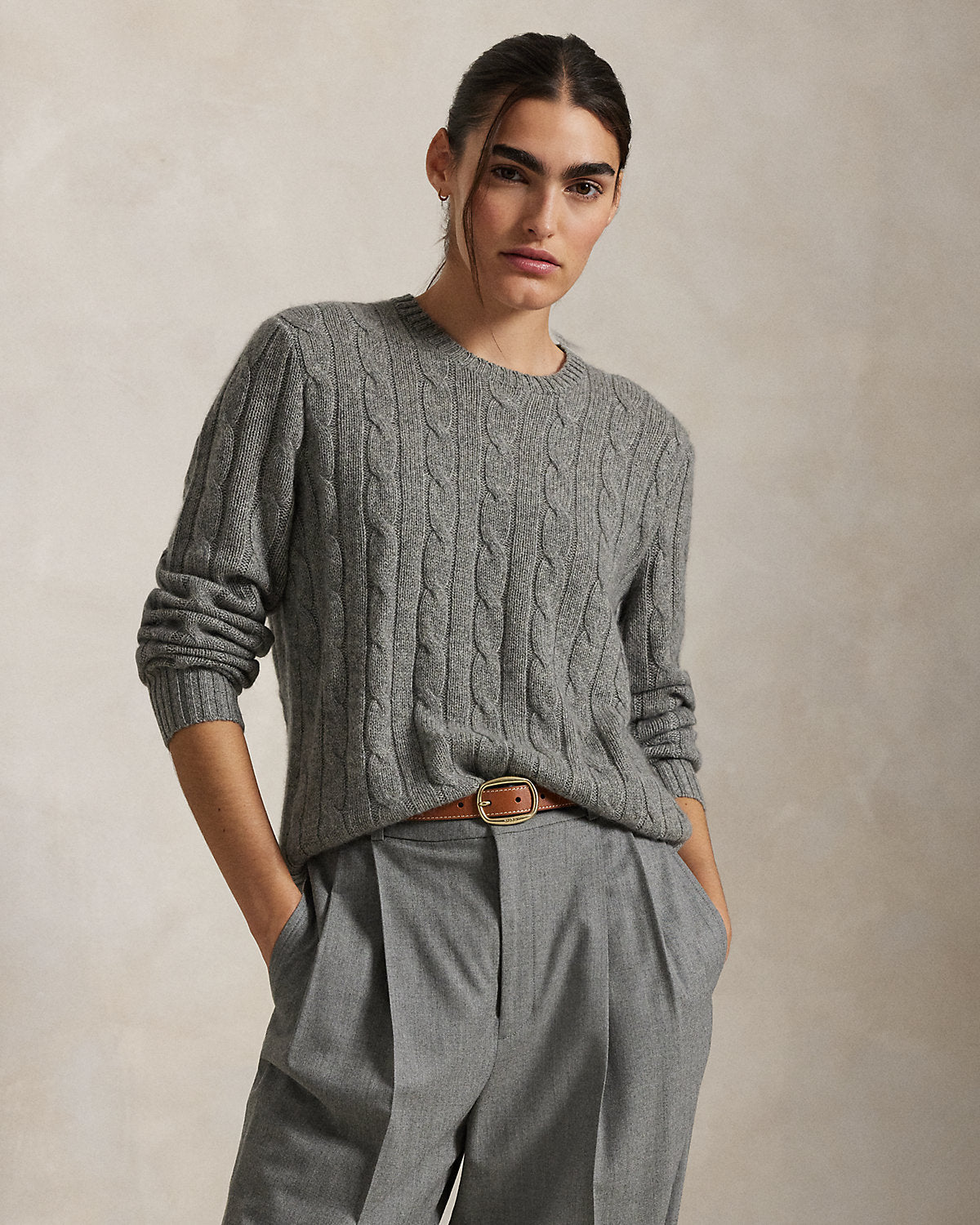 The Iconic Cable-Knit Cashmere Sweater