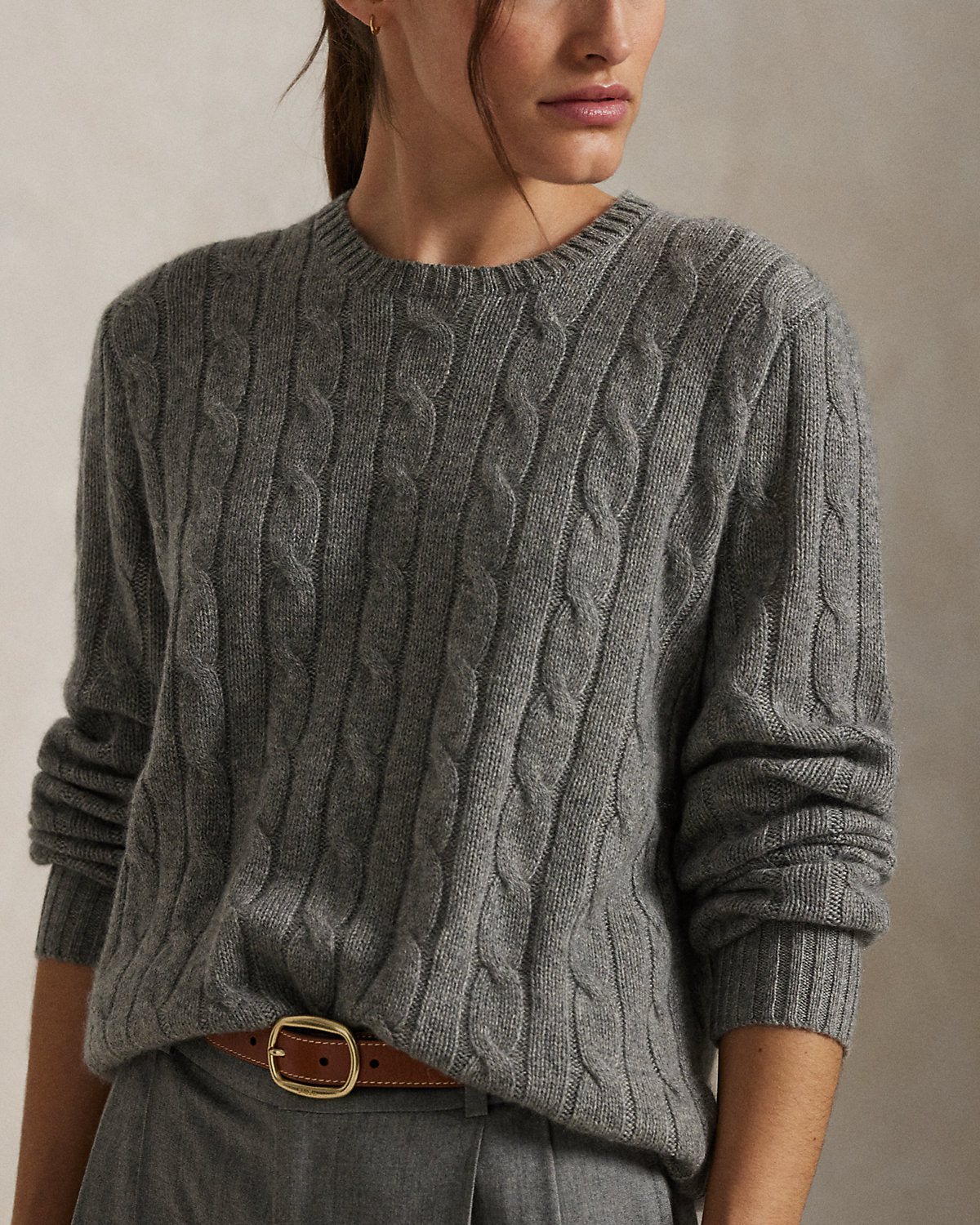 The Iconic Cable-Knit Cashmere Sweater