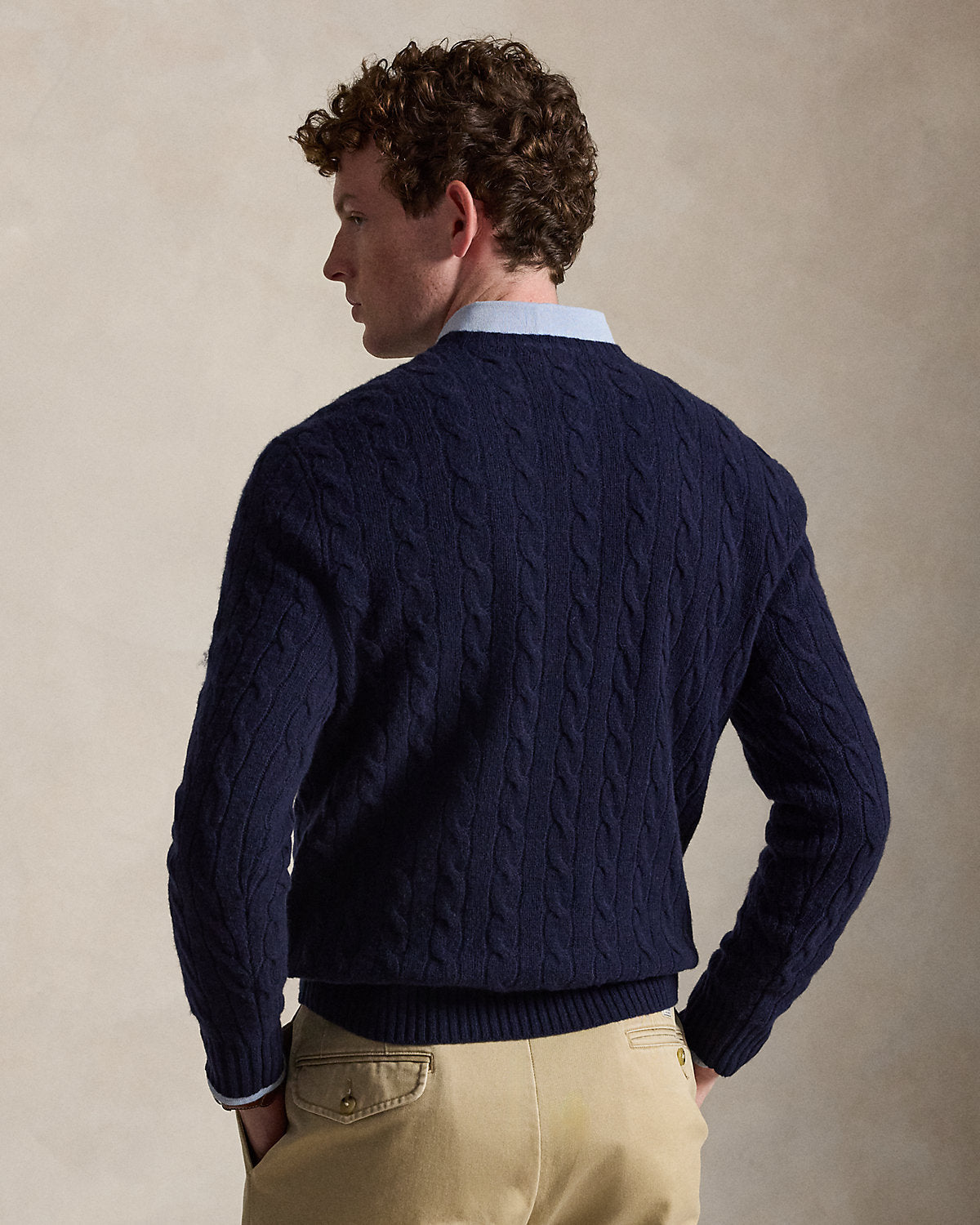 Cable-Knit Wool-Cashmere Sweater