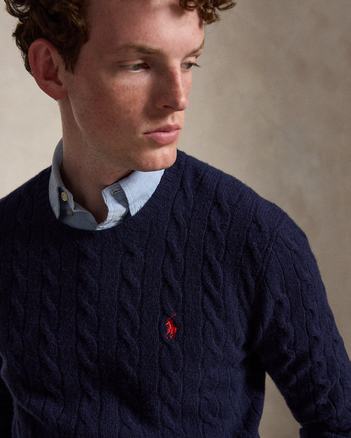 Cable-Knit Wool-Cashmere Sweater