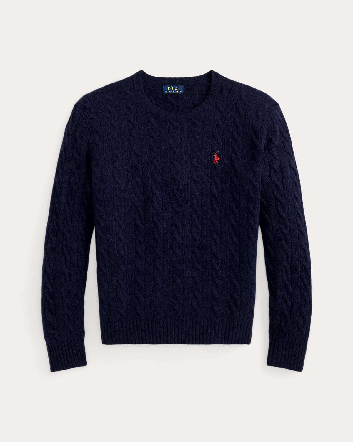 Cable-Knit Wool-Cashmere Sweater