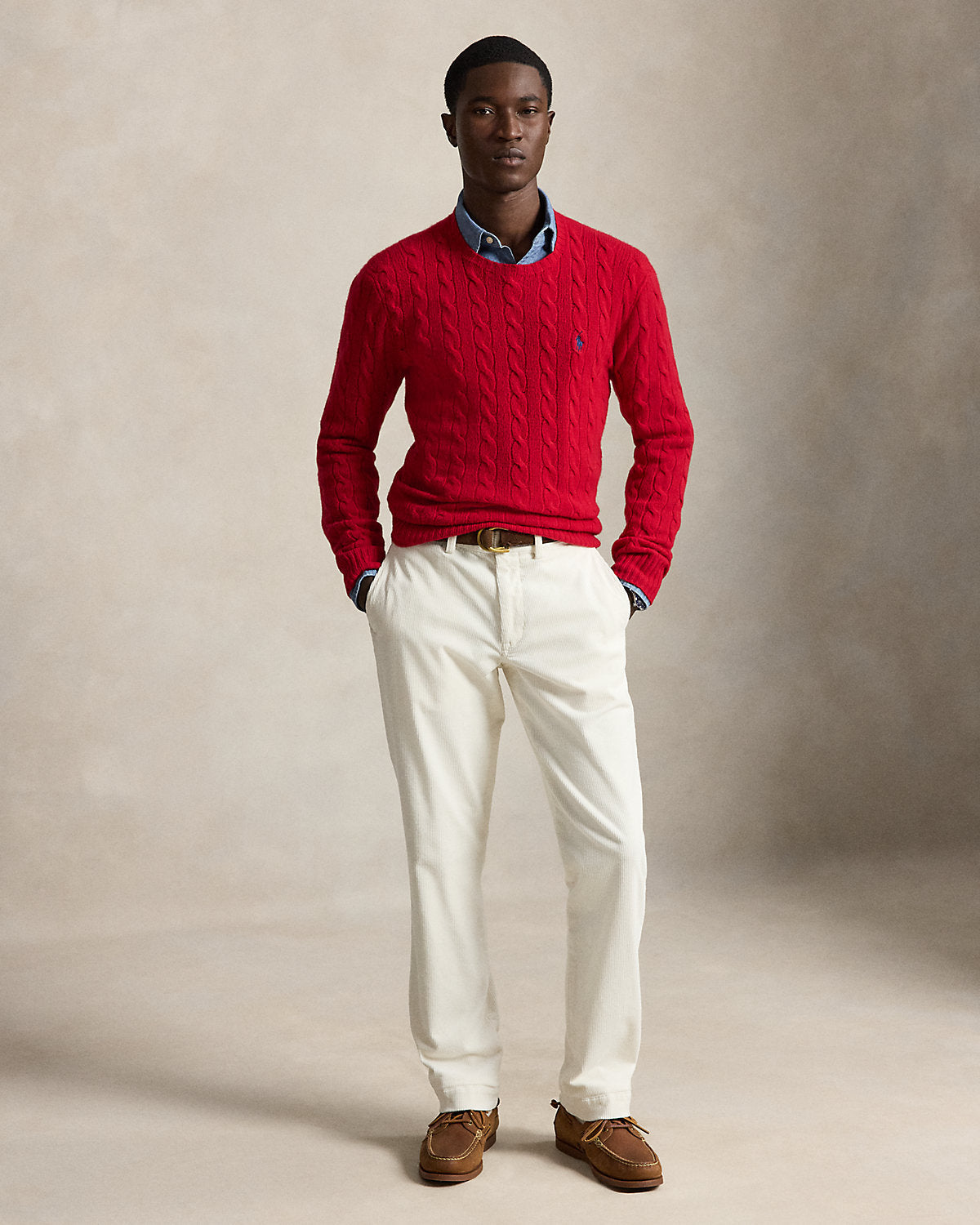 Cable-Knit Wool-Cashmere Sweater