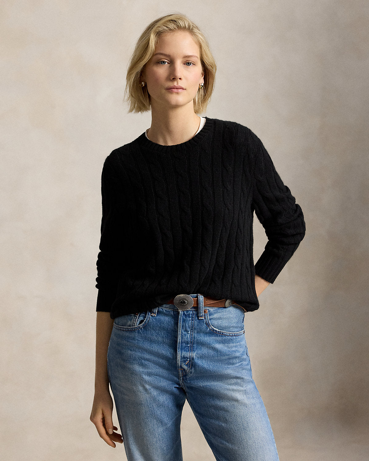The Iconic Cable-Knit Cashmere Sweater