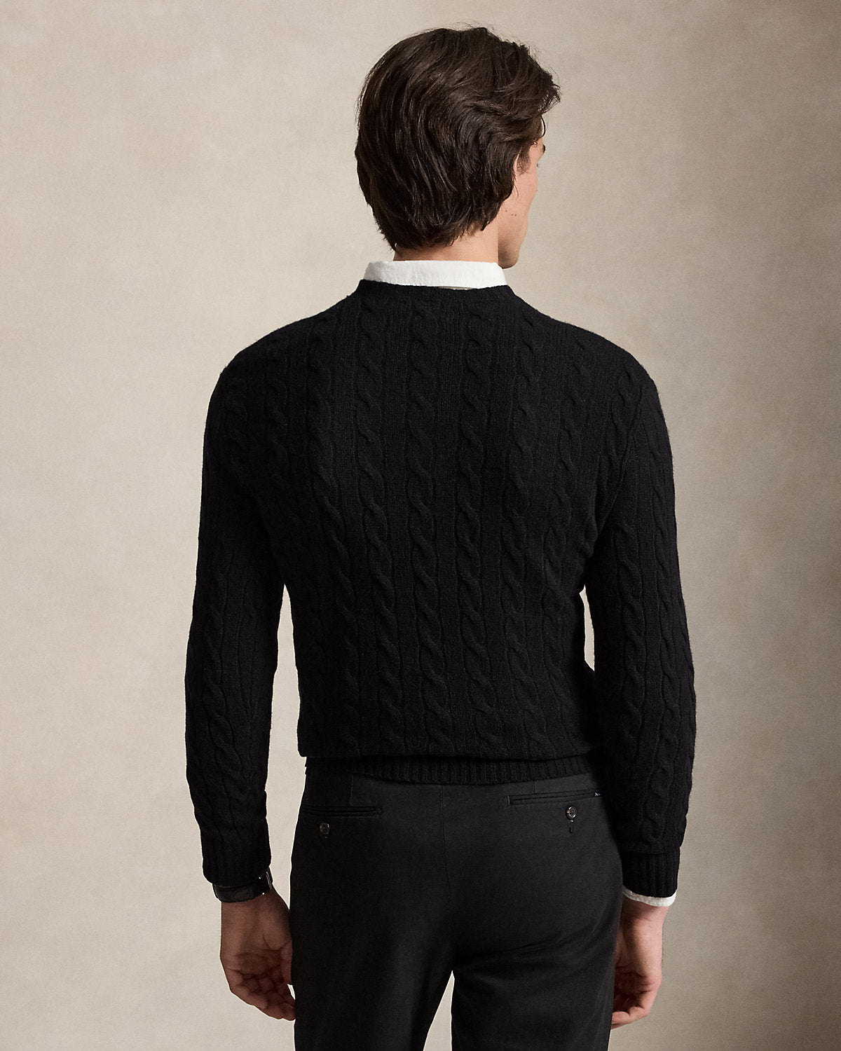 Cable-Knit Wool-Cashmere Sweater