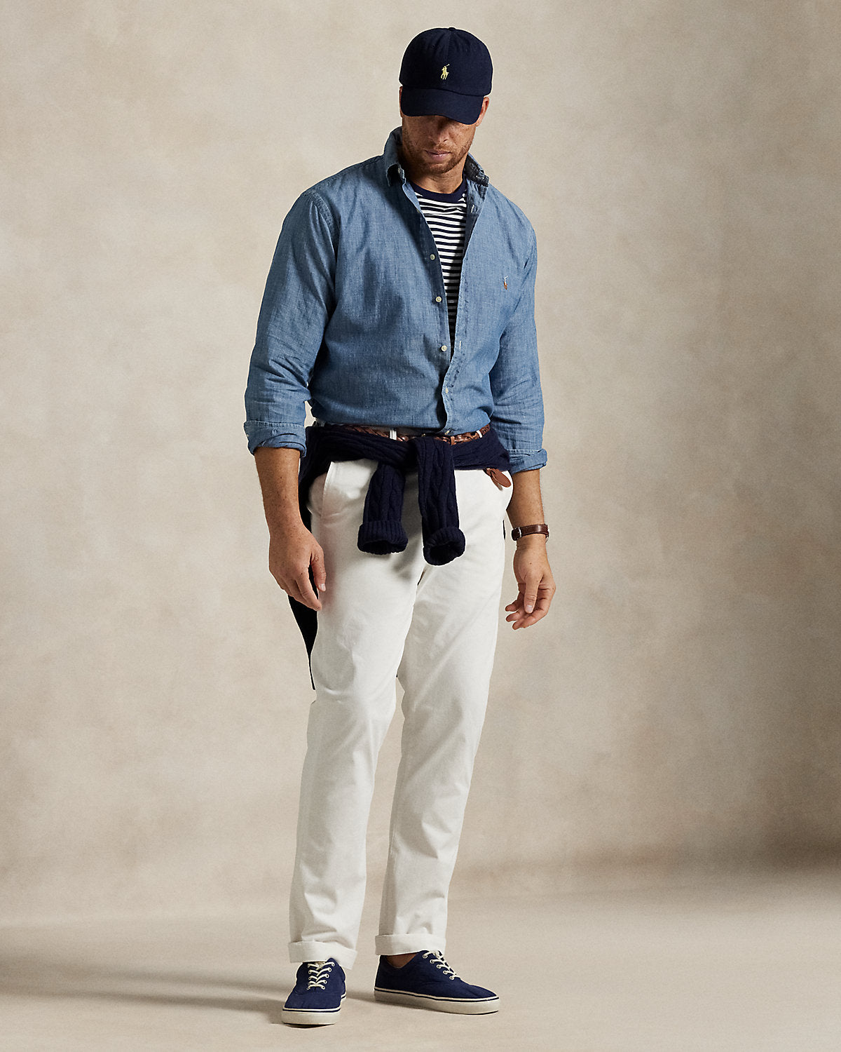 Indigo Chambray Shirt