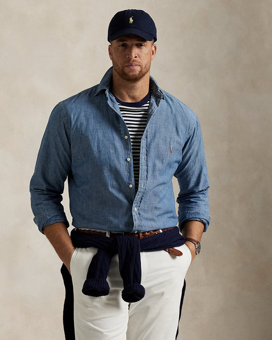 Indigo Chambray Shirt
