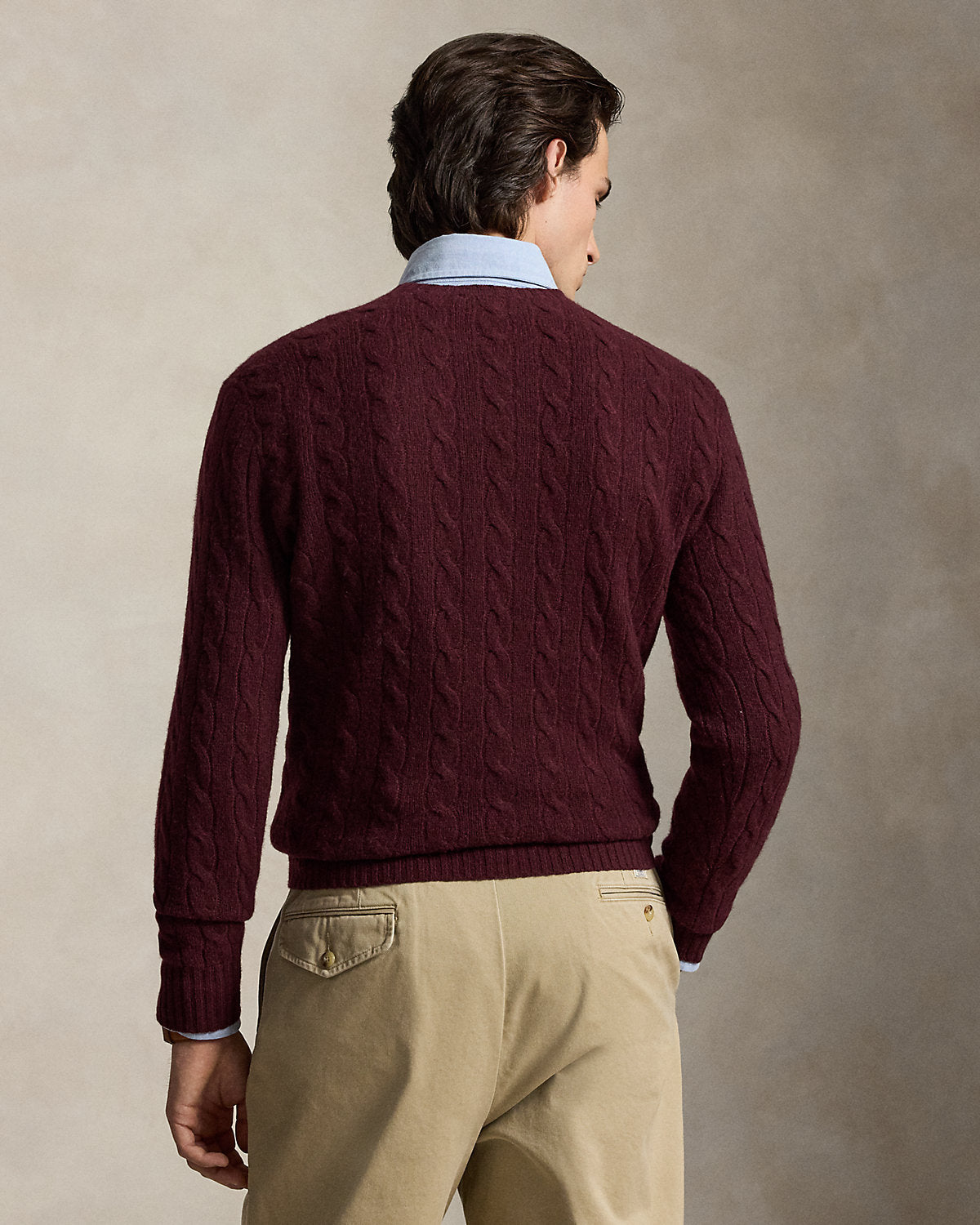 Cable-Knit Wool-Cashmere Sweater