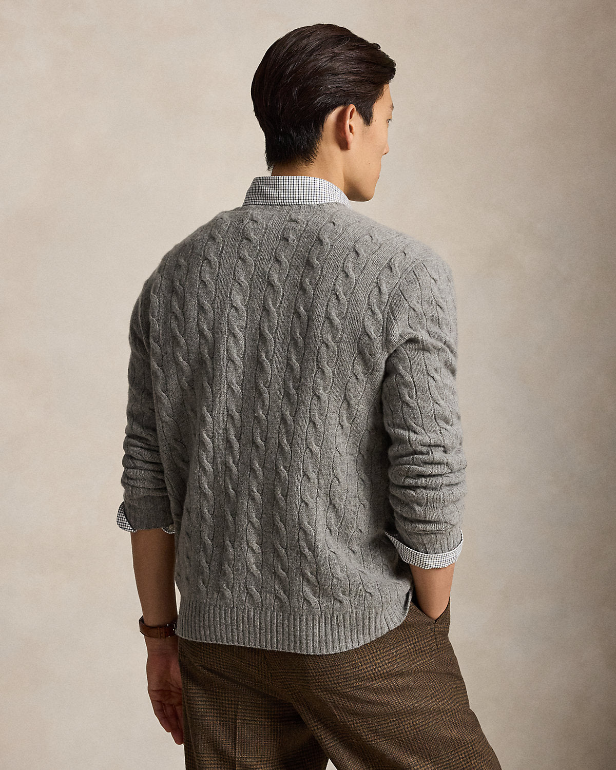 Cable-Knit Wool-Cashmere Sweater