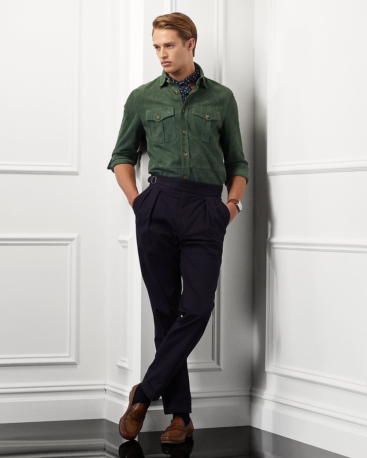 Suede Overshirt