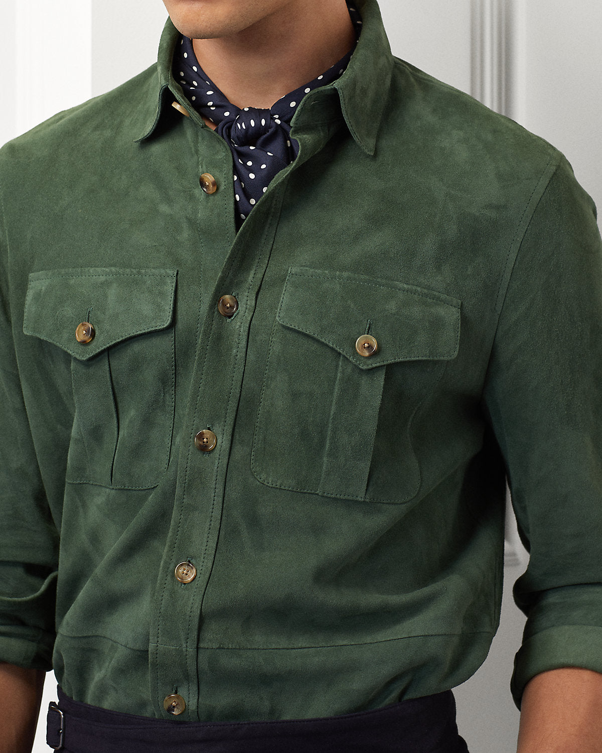 Suede Overshirt