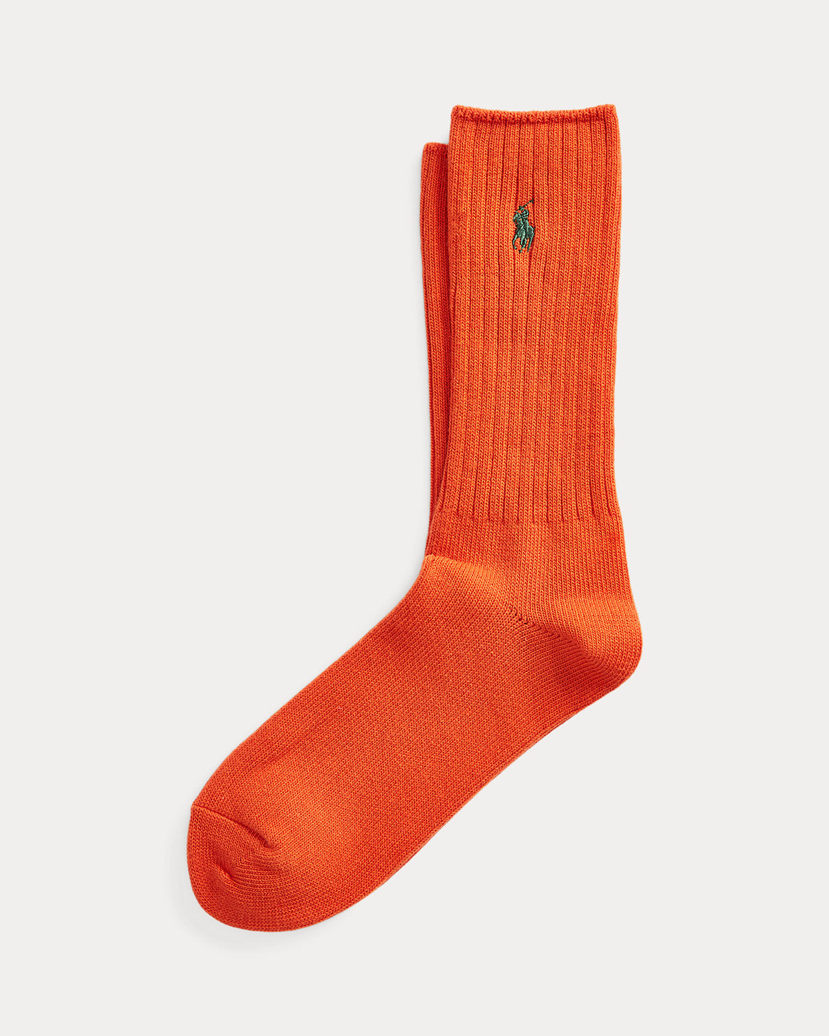 Signature Pony Cotton-Blend Crew Socks