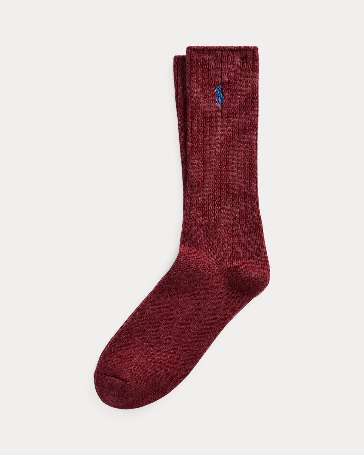 Signature Pony Cotton-Blend Crew Socks
