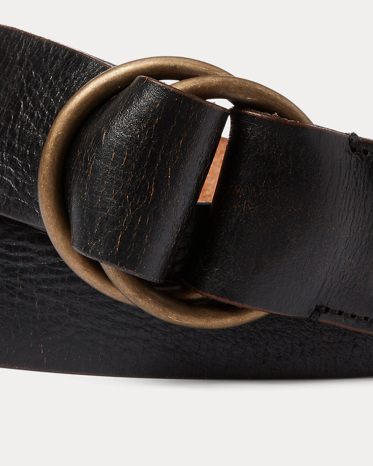 Leather Double¨CO-Ring Belt