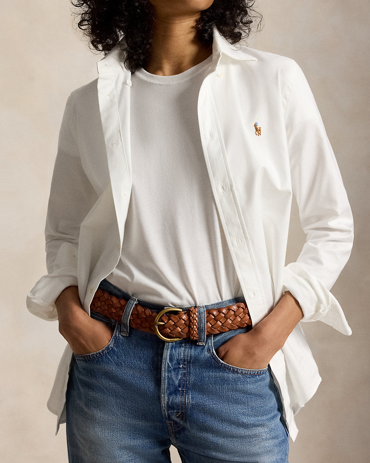 Braided Calfskin Belt