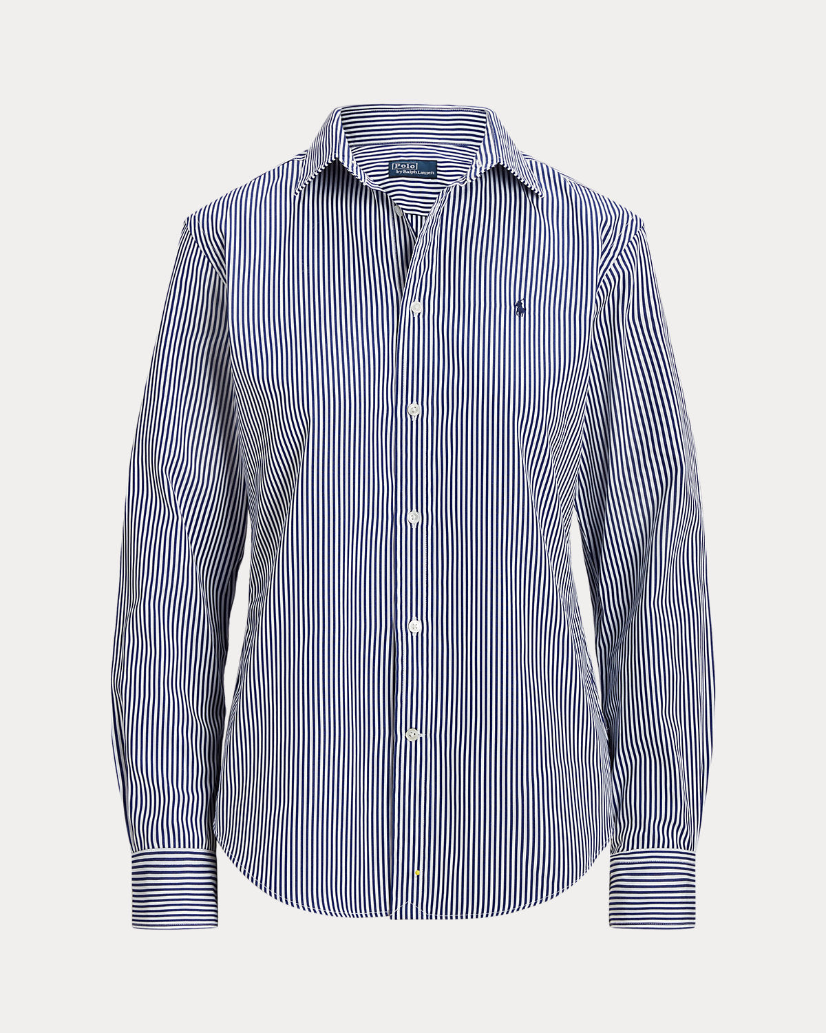 Slim Fit Striped Cotton Shirt