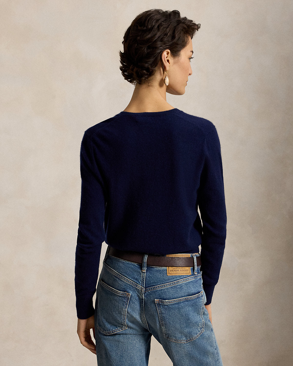 Cashmere Crewneck Cardigan