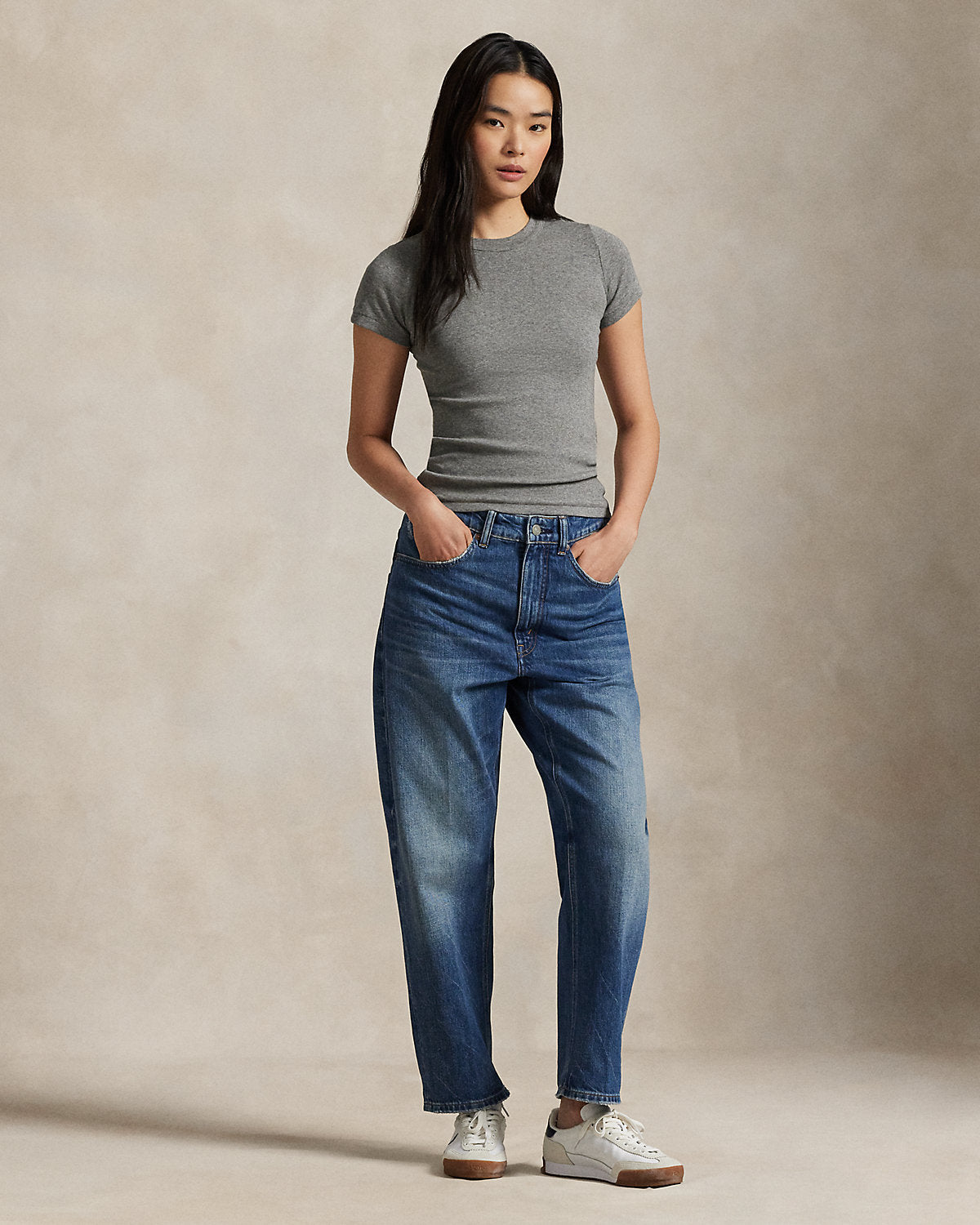 Slim Fit Stretch Cotton Tee