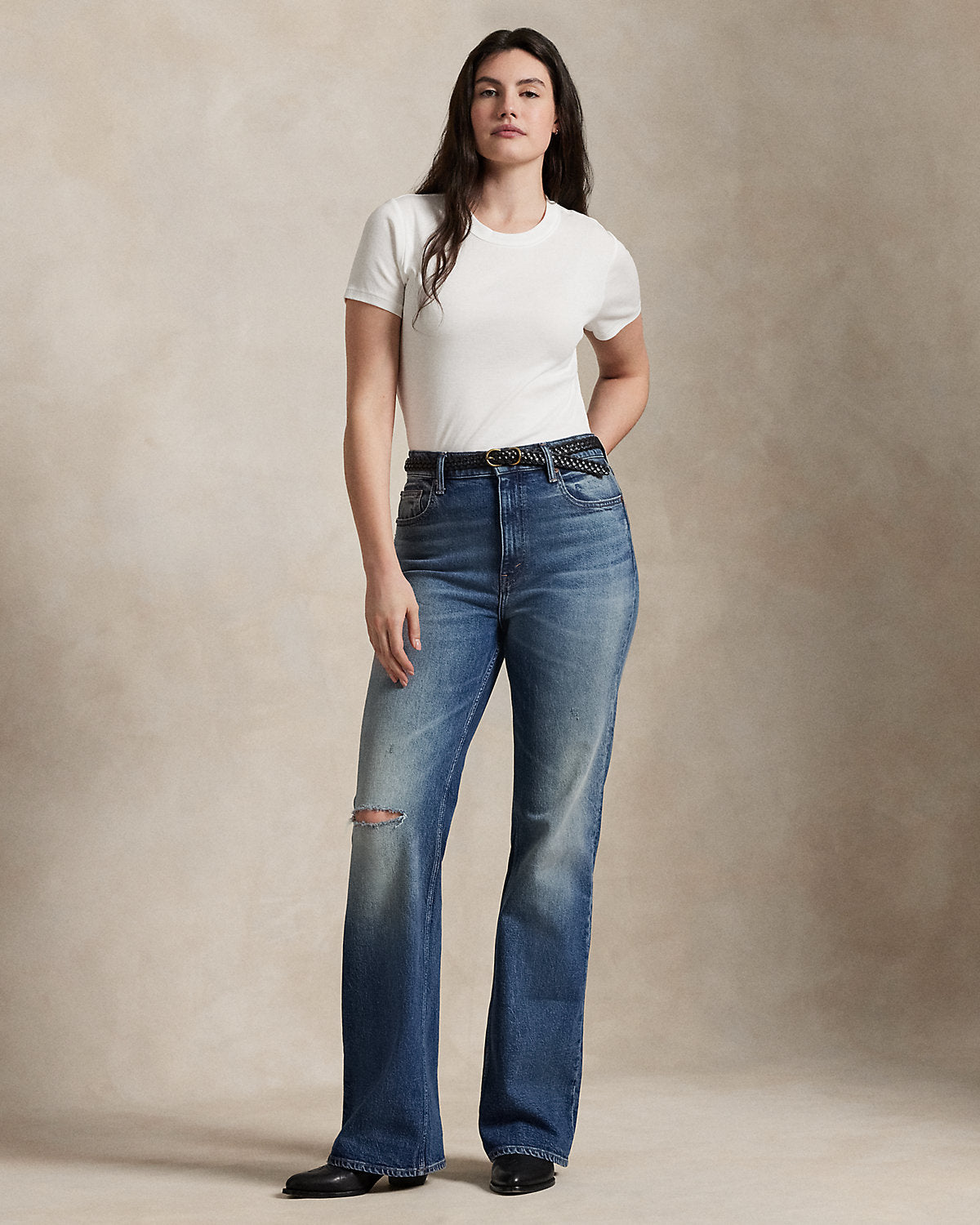 Slim Fit Stretch Cotton Tee