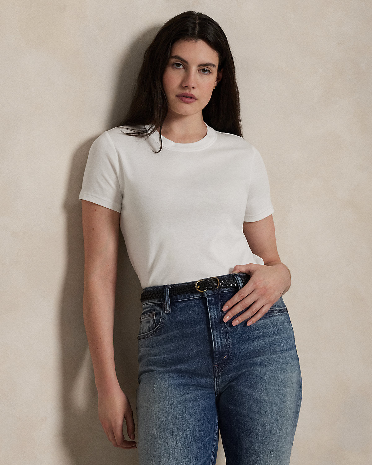 Slim Fit Stretch Cotton Tee